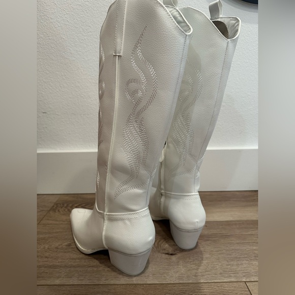 White Fox Western Cowboy Boots - White [NEW] - Picture 7 of 13